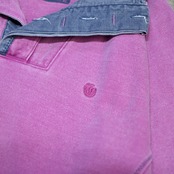 design half button sweat