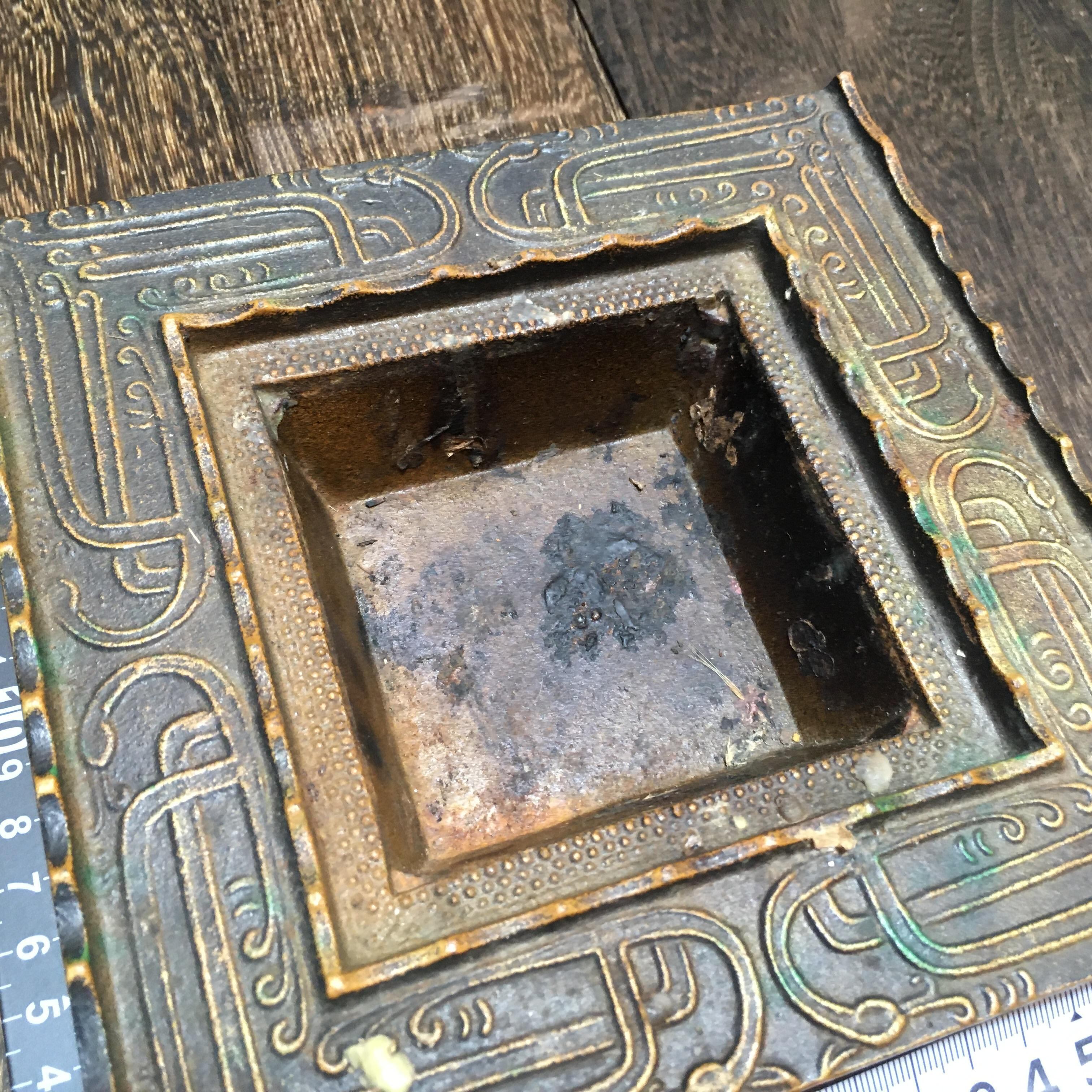 昭和レトロ 鉄の灰皿 骨董 アンティーク ヴィンテージ | アメリカン