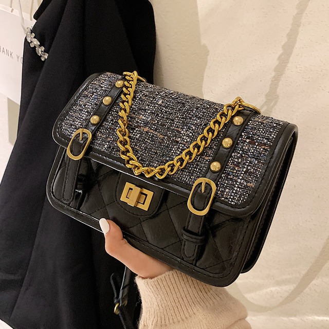 オータムウィンターチェーン 秋物 冬物 スクウェア Tiancai_Wing_Bag81890342207