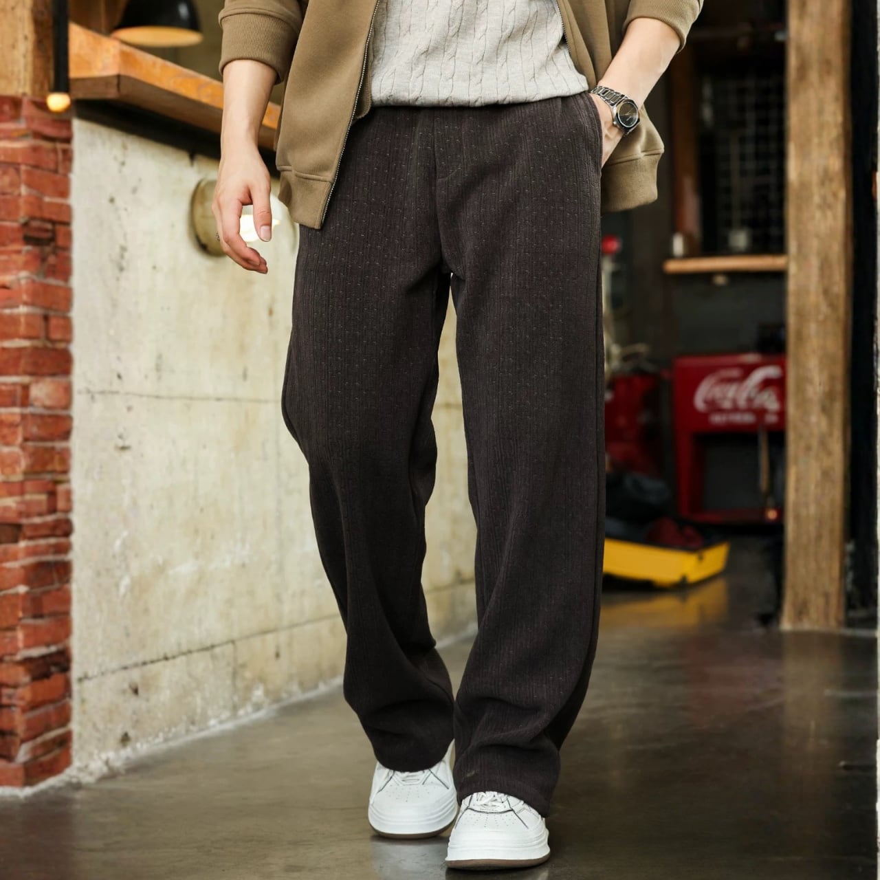 フルレングス ワイドシルエット パンツ 00611