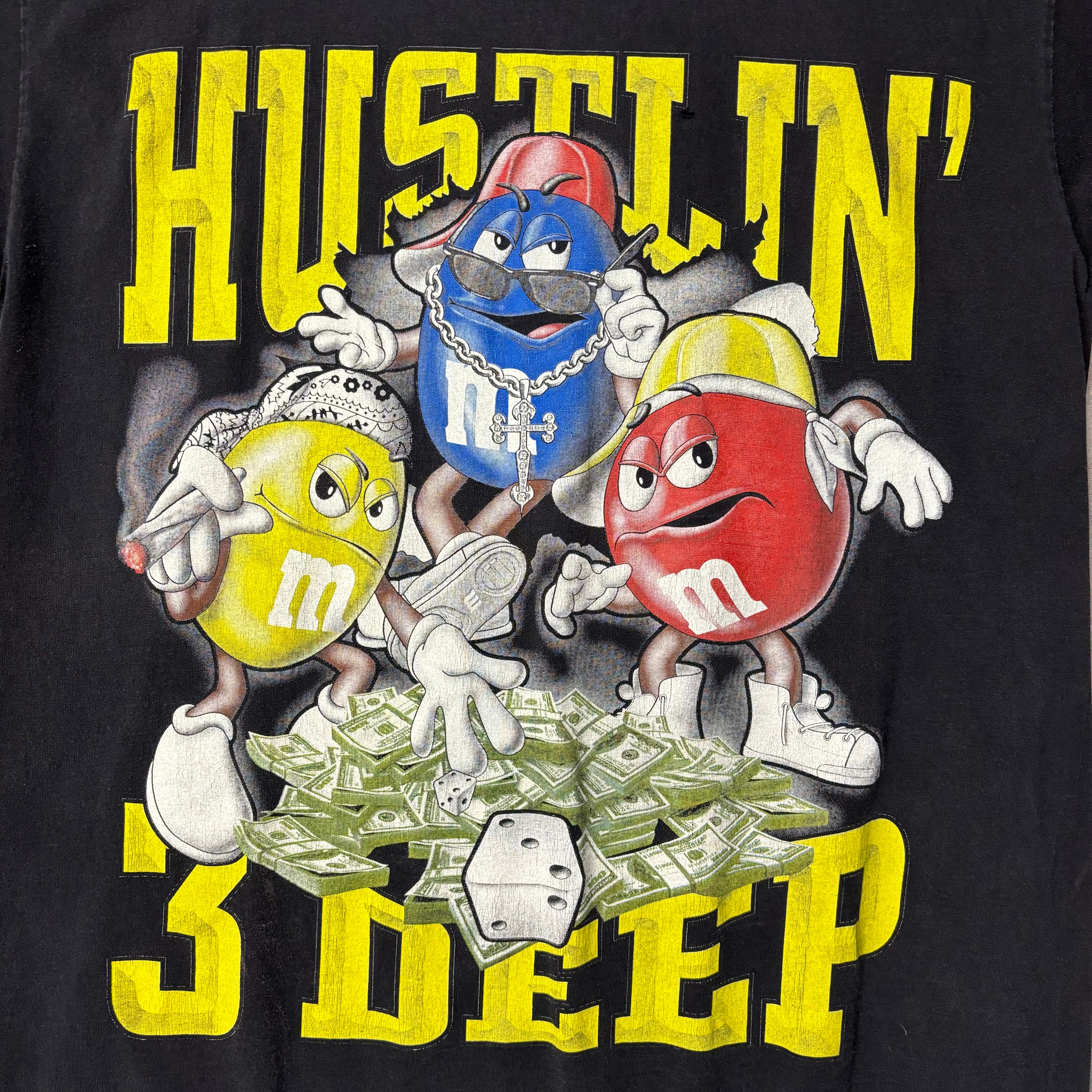 《2XL》m&m's HIPHOP usa製 Tシャツ ビッグサイズ no.3783