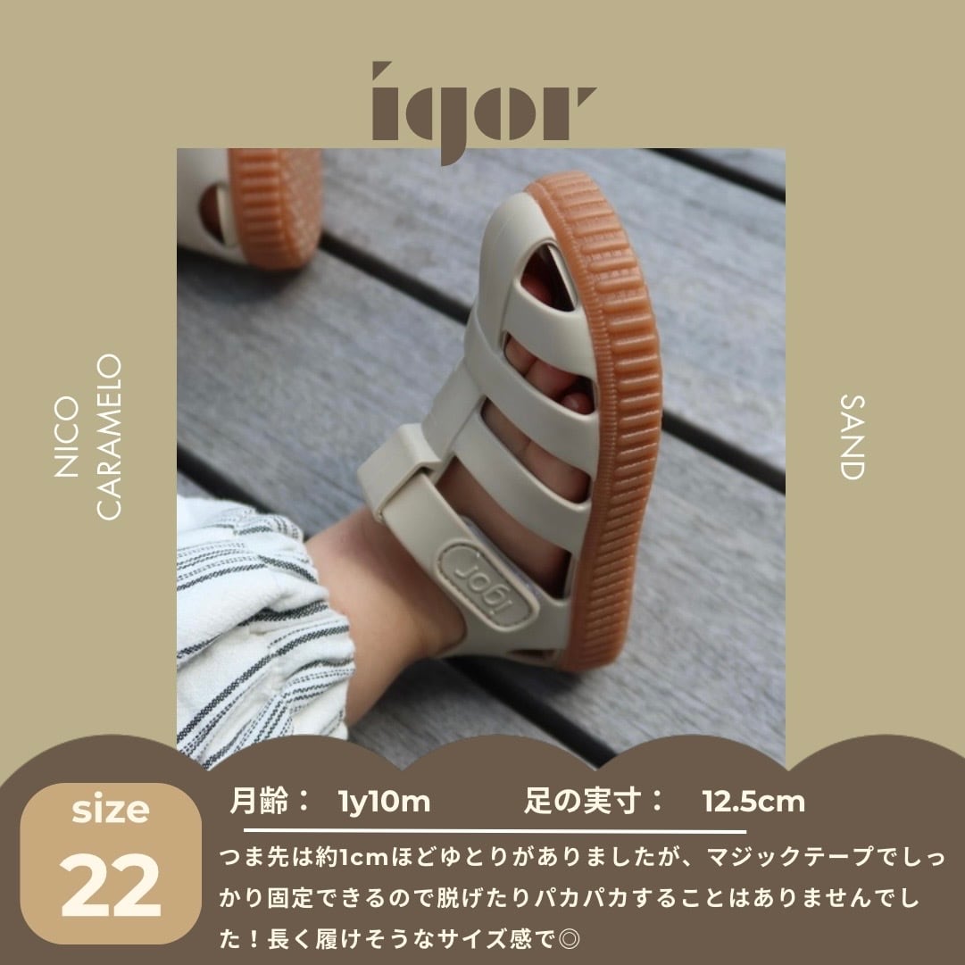 【即納/送料無料】igor / NICO CARAMELO / MARFIL