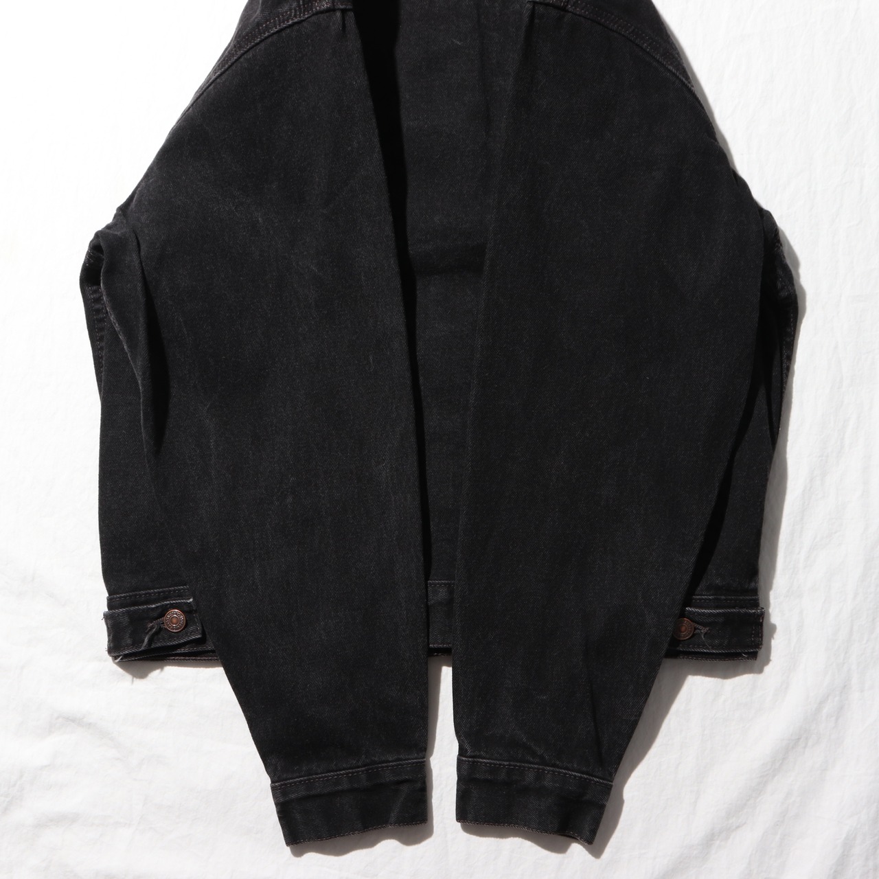 美品 S Levi’s 70507 USA 96年 サルファーブラック デニムジャケット リーバイス