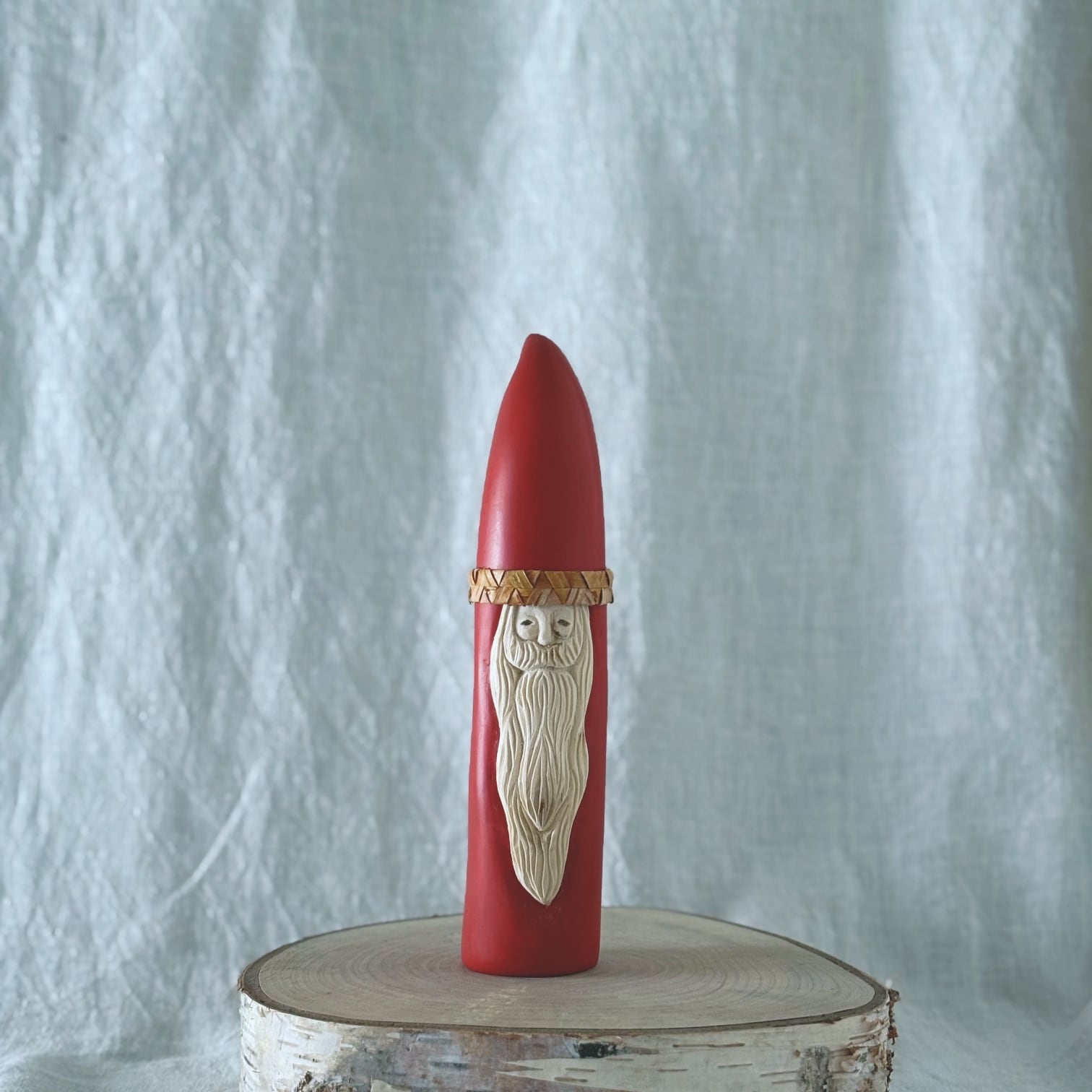 #004 SHIRAKABA SANTA red