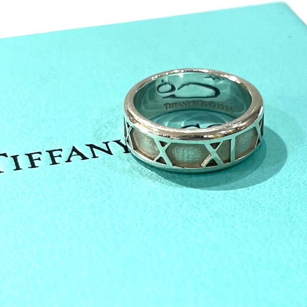 TIFFANY&CO】2327 時を纏う シルバー925 9号アトラスリング指輪