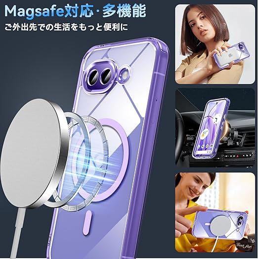 Google Pixel 10a ケース BESINPO【ガラスフィルム付き・MagSafe対応