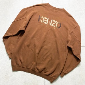 old KENZO GOLF logo embroidery sweat shirt
