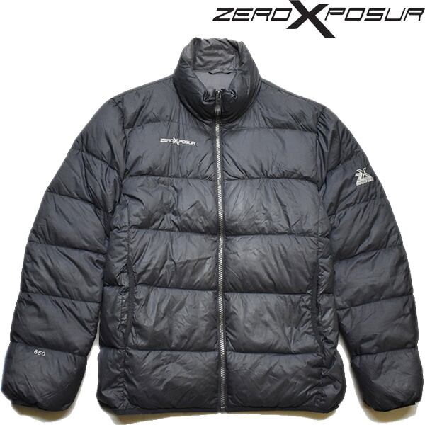 ZEROXPOSUR PUFFER JACKET ダウン80% ダウンジャンパージャケット/アウター