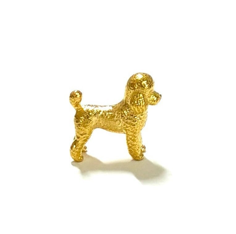 純金 約1g プードル JUNGOLD 指先サイズの芸術品
