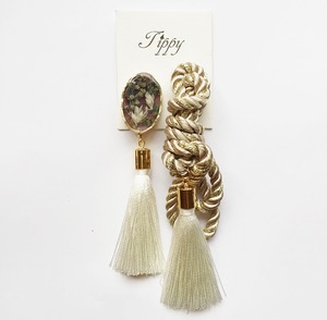 rope tassel pierce / earring