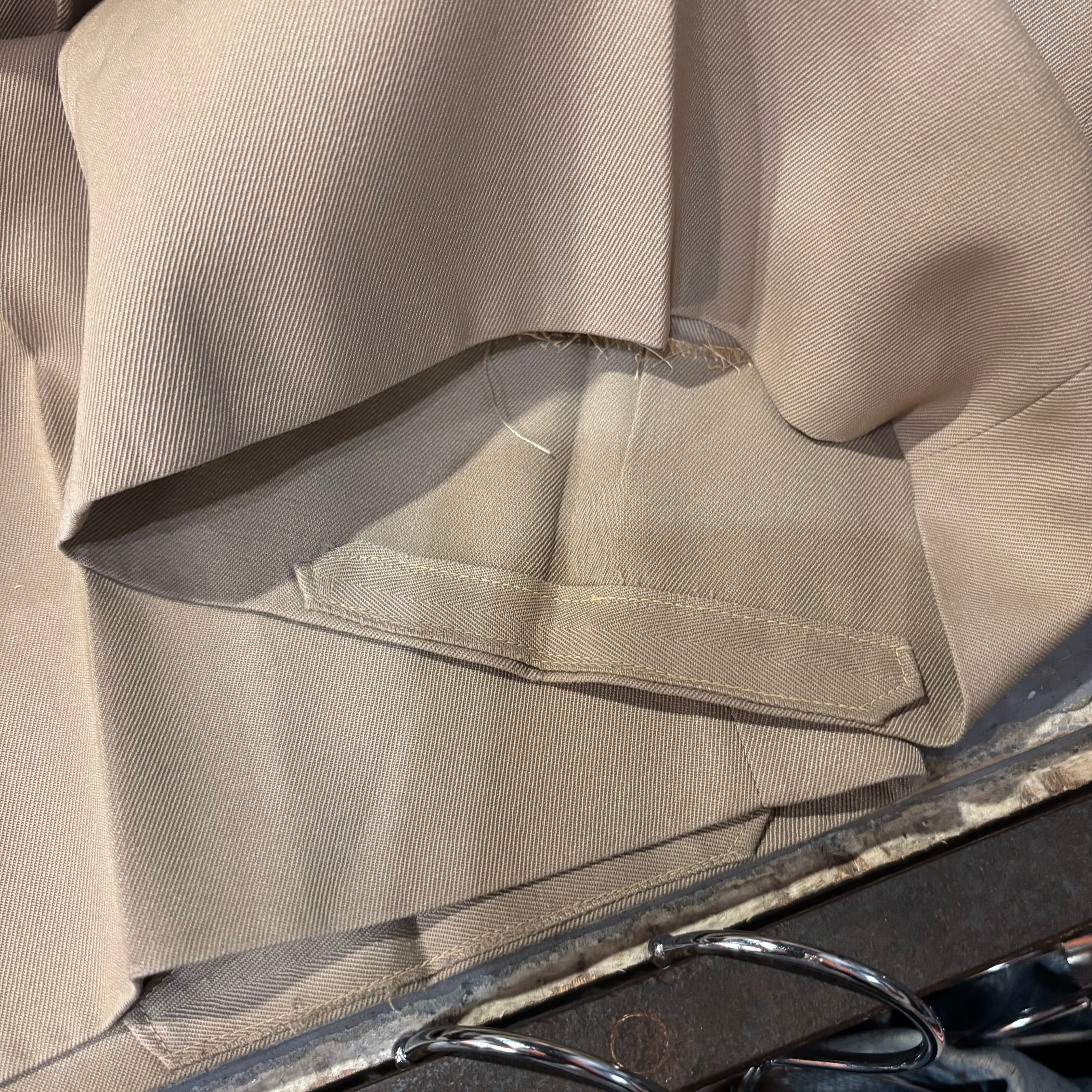 50s-60s Rayon Gabardine Slacks | VOSTOK
