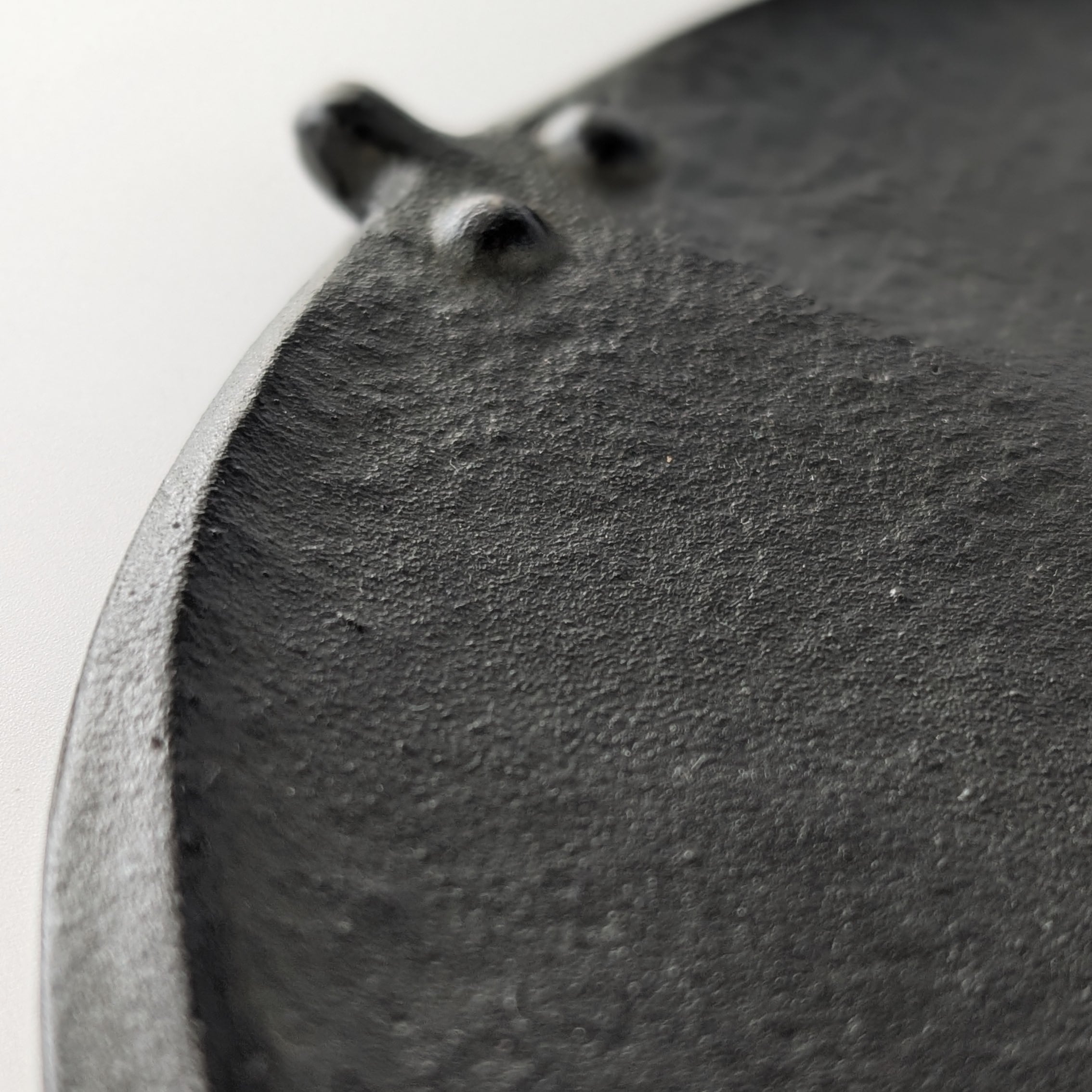 廣瀨愼 ひらめ皿 大 30x24,5cm 通産大臣賞受賞 南部鉄器 | sonota