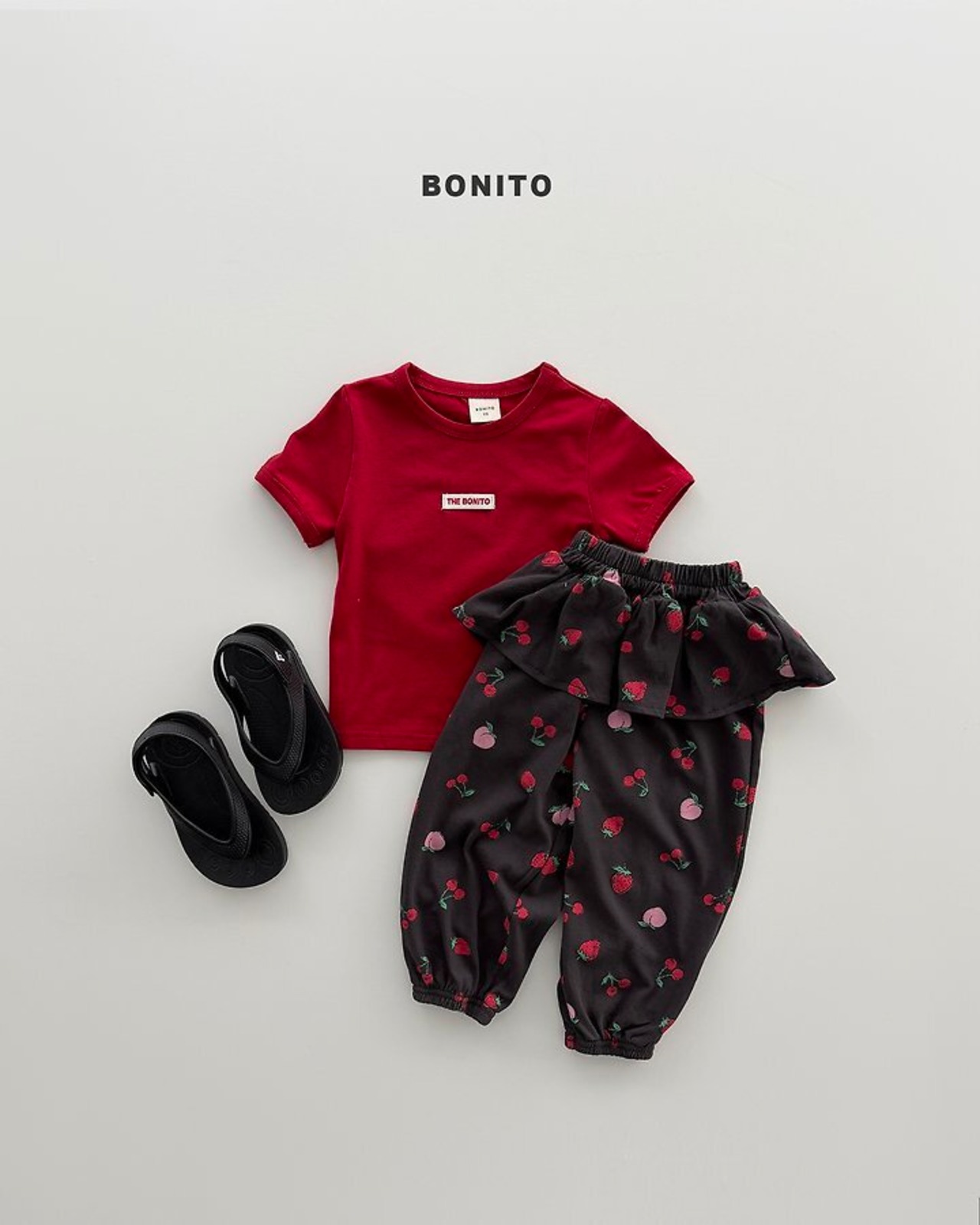 【取寄/韓国直送】BONITO 26/SM  フリルジョガーパンツ｜夏服｜韓国子供服