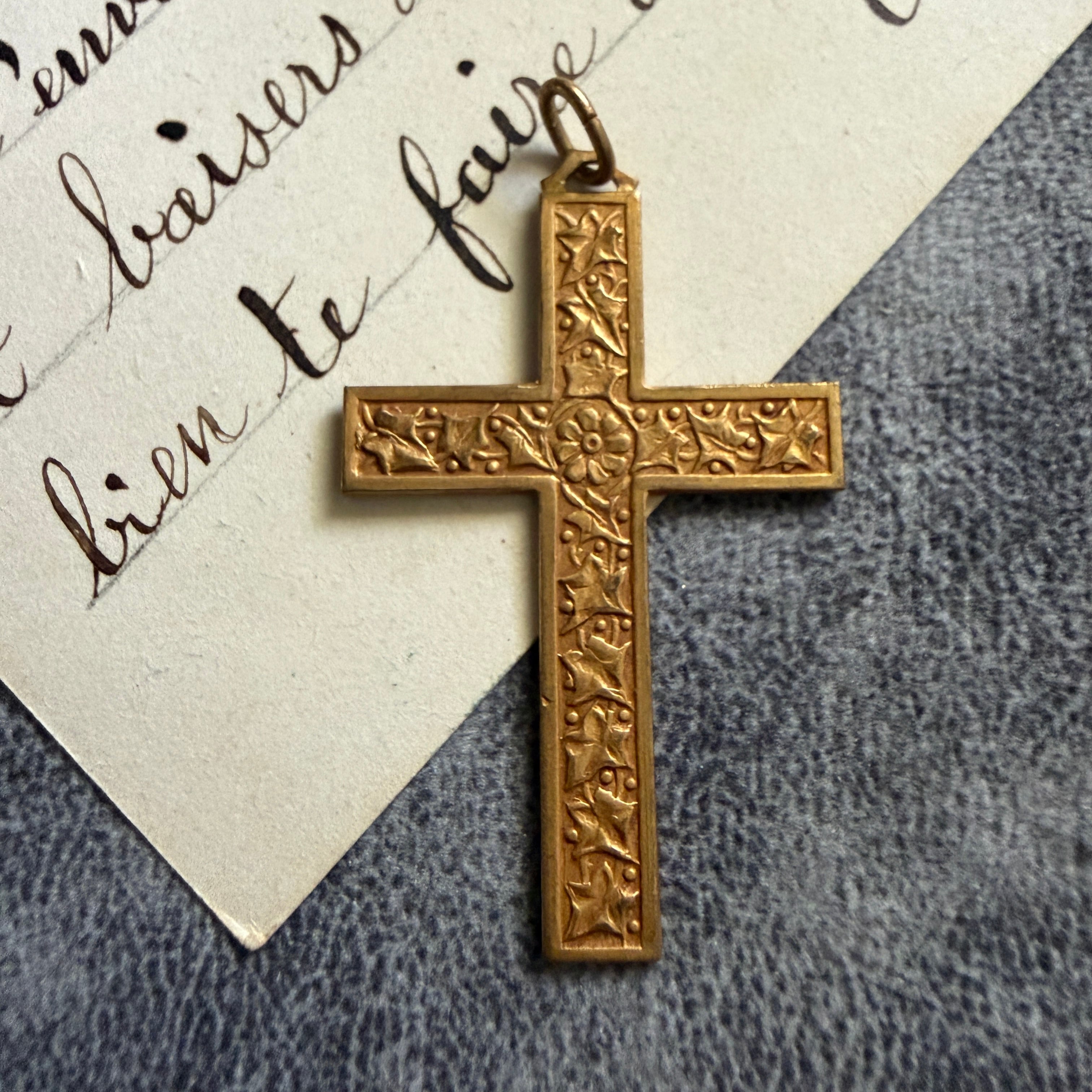 クロス | Antique medaille Mary