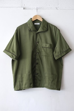 FUJITO S/S Pajama Shirt　Olive Green,Navy