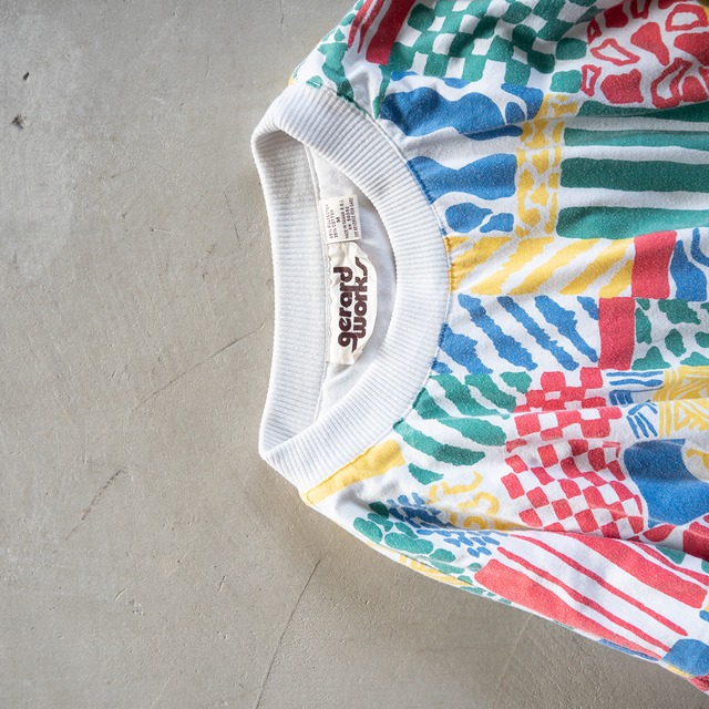 "Gerard Works" '90s vintage All-over pattern pullover