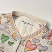 TSUMORI CHISATO sleep ツモリチサト スリープ ハート柄 総柄 パイル ルームワンピース サイズ M /レディース