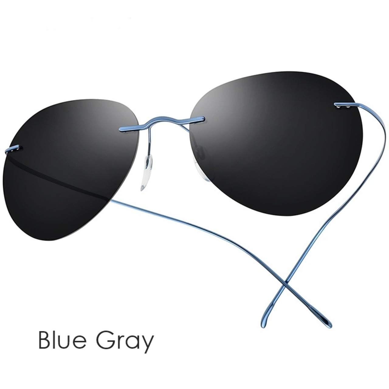 Titanium Rimless Sunglasses  -tear drop- / チタン リムレス サングラス -ティアドロップ-