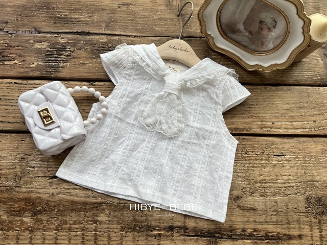 《即納》《hibyebebe》Hey scarf blouse