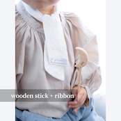 wooden stick + ribbon ┃木製ステッキ スティック