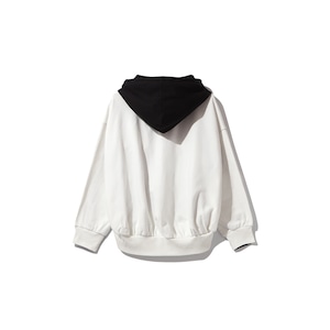 SALE 送料無料 【HIPANDA ハイパンダ】男女兼用  ジップアップ フーディー スウェット UNISEX ZIP-UP HOODIE SWEAT SHIRT / WHITE・BLUE