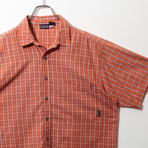 美品 L 02年 Puckerware Shirt Patagonia パッカーウェアシャツ パタゴニア  シアサッカー