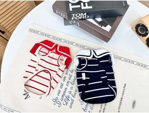 即納  【pecoramou select】 Marine T-shirt（Red）