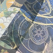 【tshirts244】L size KIMONO & print T-SHIRTS