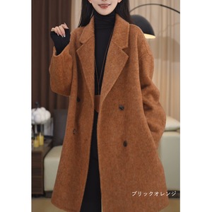 オーバーサイズ  ショート丈コート 6color W01419