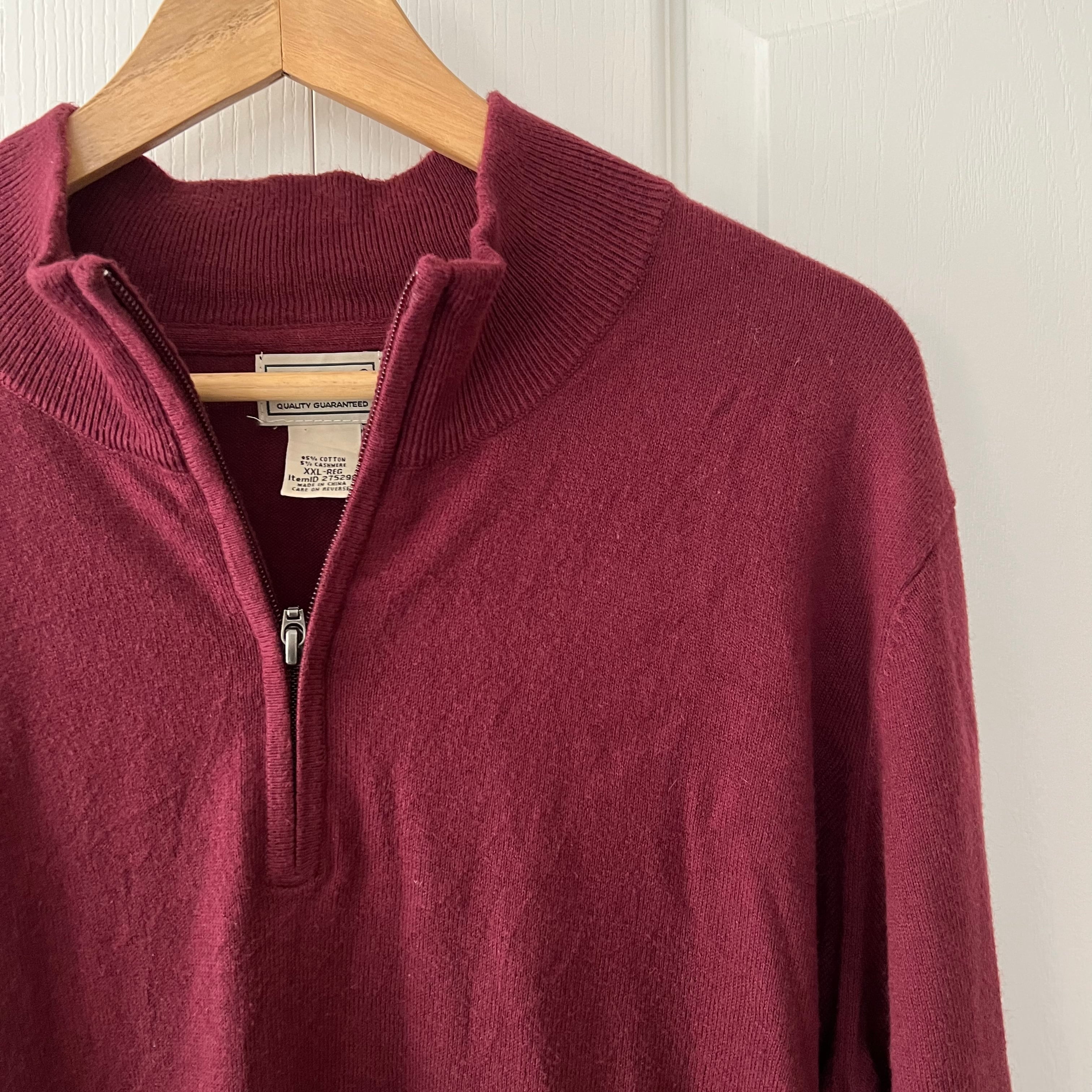 L.L.Bean エルエルビーン ハーフジップ セーター コットン L.L.Bean エルエルビーン ハーフジップ セーター コットン