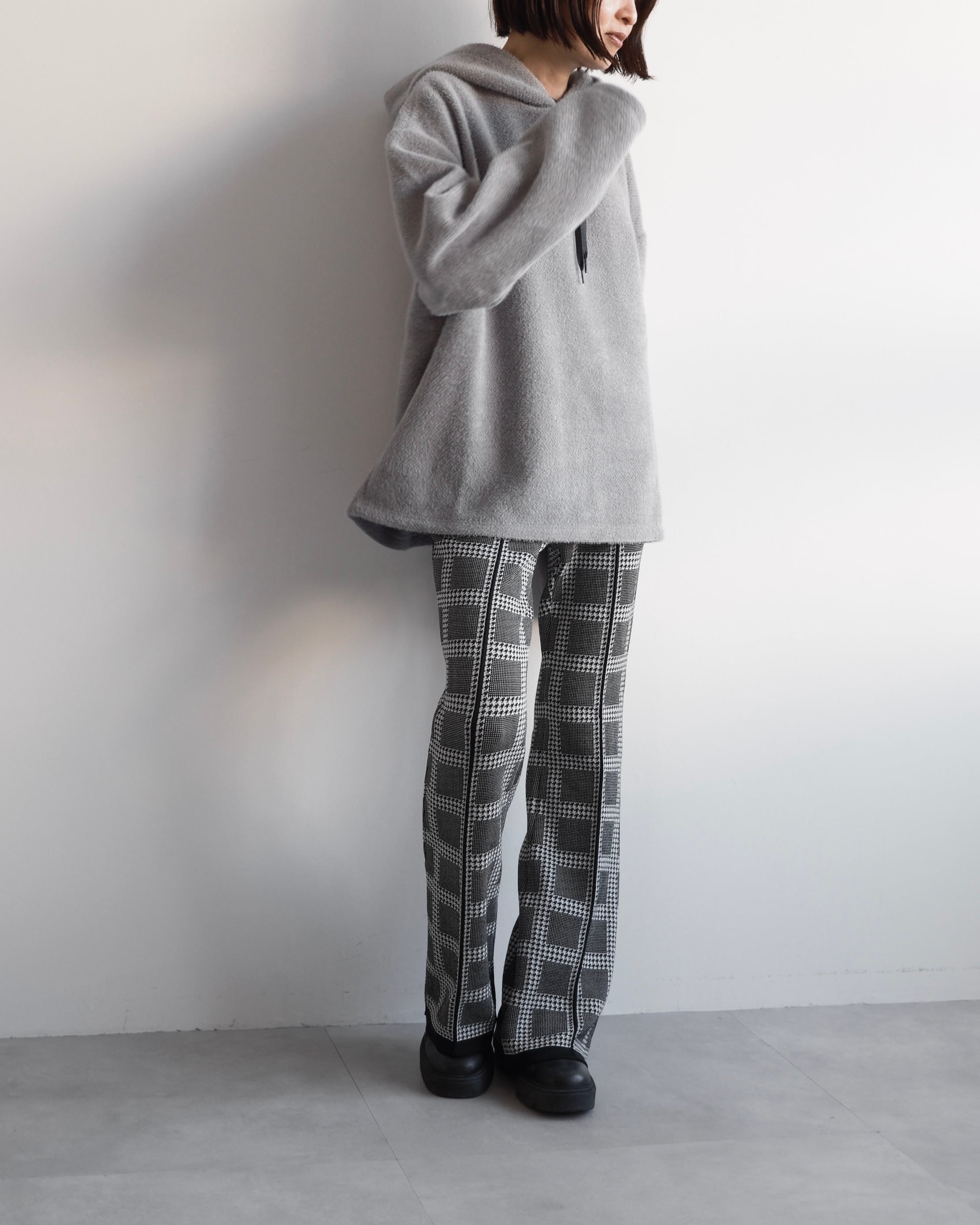 ROLD SKOV TEXTURED KNIT HOODIE | dear closet