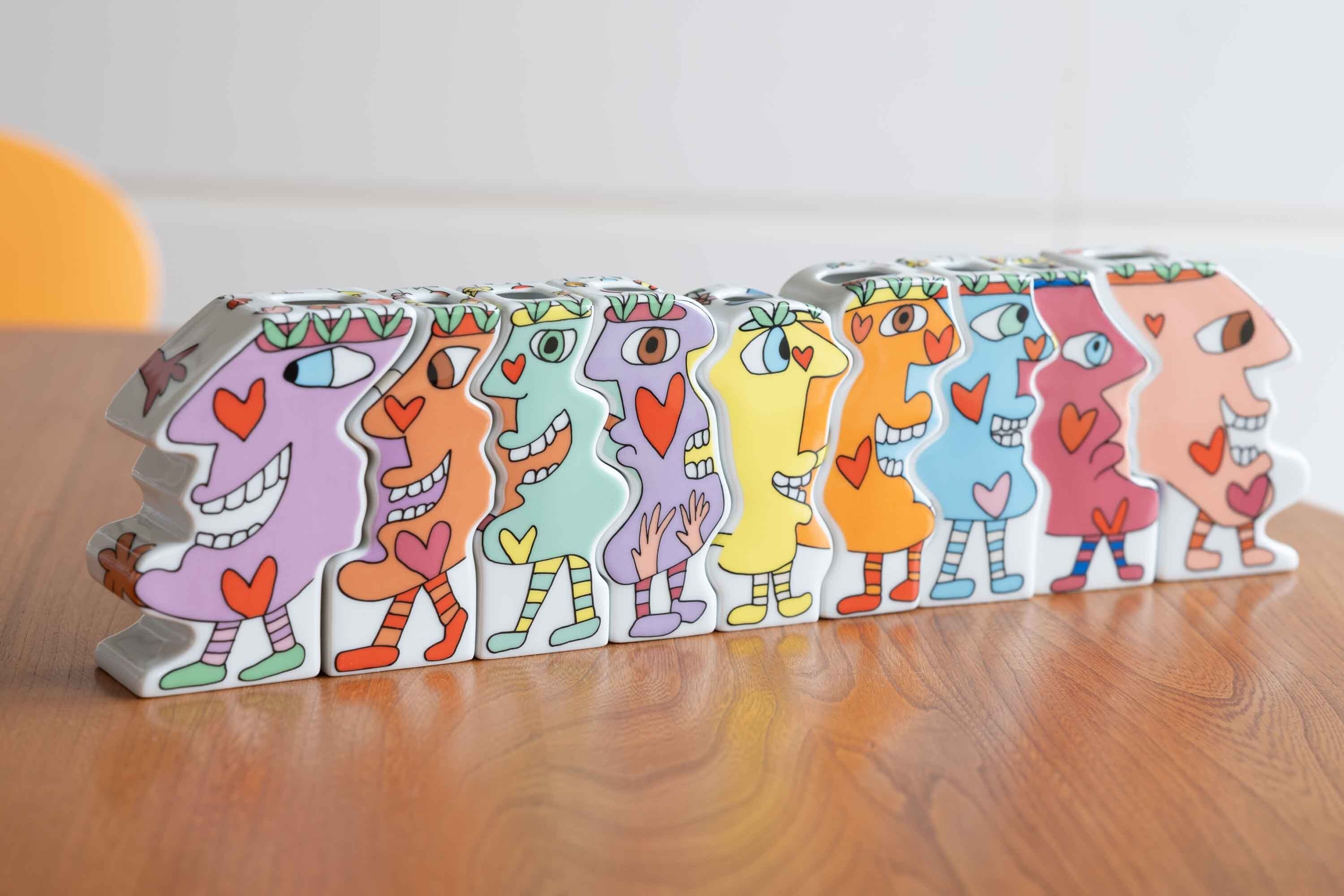 James Rizzi フラワーベース 「I Can´t Stop Loving You!」ローゼンタール スタジオ ライン