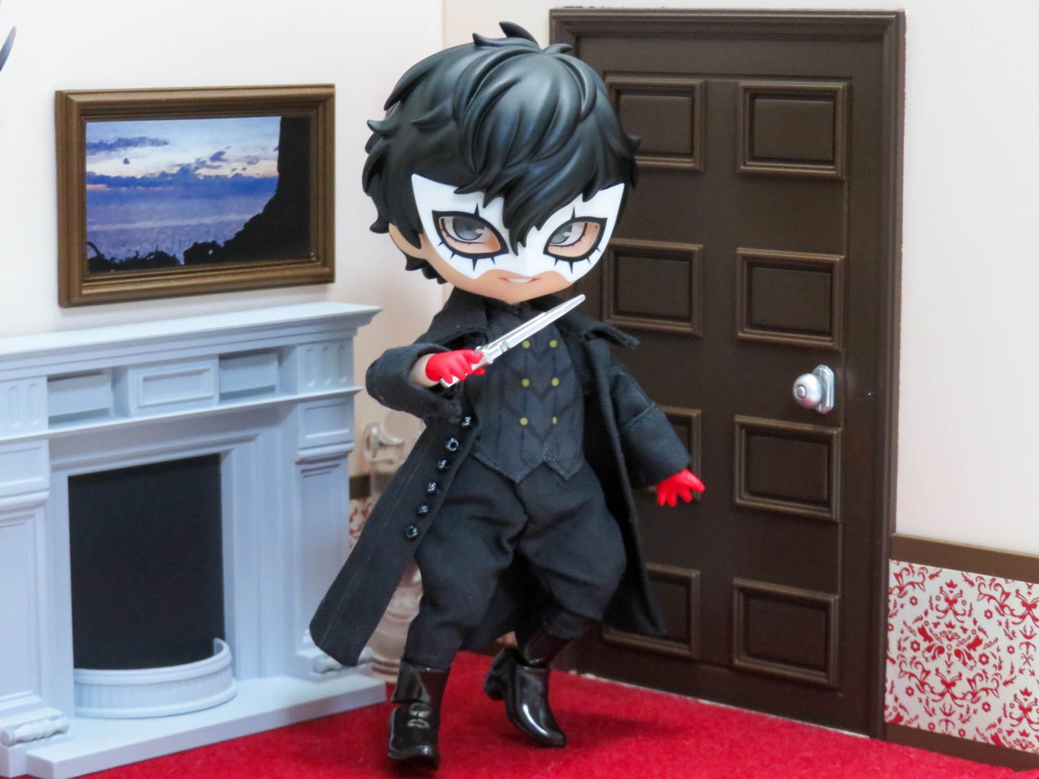 再入荷 ねんどろいどどーる ジョーカー 髪パーツ マスク付きショート