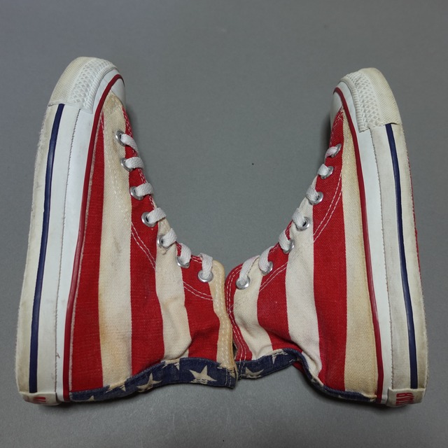 90's CONVERSE ALLSTAR Hi Star & stripe made in USA【US4】0053 | LIOT