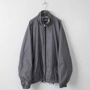 1990s vintage "GAP" solid designed zip up nylon jacket
