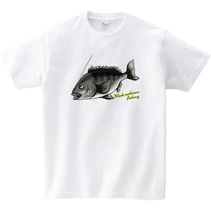 クロダイ チヌ Tシャツ rf19 海釣り ルアー釣り ちぬ フィッシング 釣り好き 釣り人 誕生日 父の日 敬老の日 ギフト プレゼント