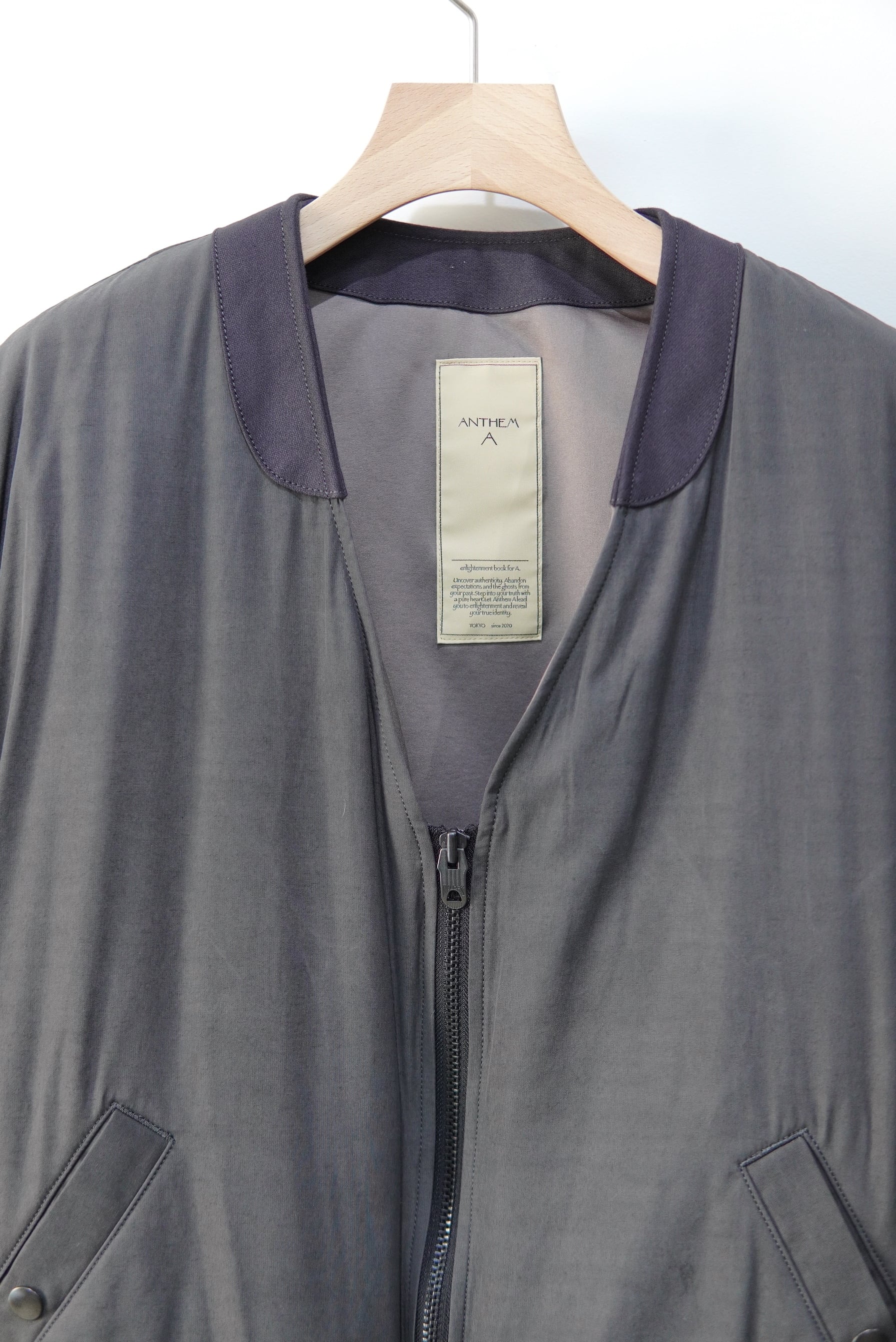 ANTHEM A】 NYLON COTTON MILITARY OVER COAT ANTHEM A NYLON COTTON
