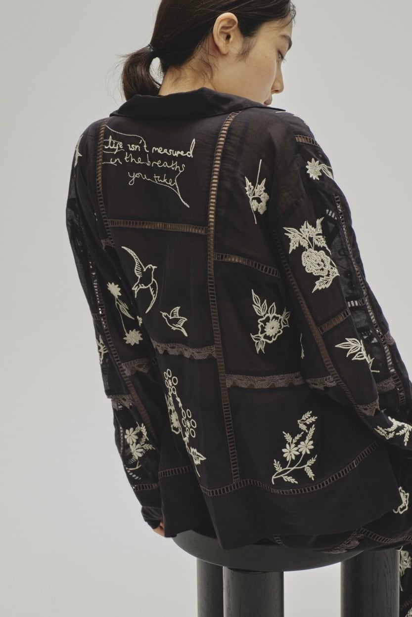 TODAYFUL Embroidery Patchwork Shirts エンブロイダリーパッチ TODAYFUL Embroidery Patchwork Shirts エンブロイダリーパッチ