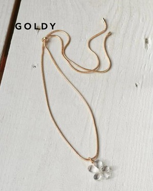 GOLDY/ゴールディ/プランプ フラワー ネックレス/アクセサリー/3240205【追跡可能メール便180円】