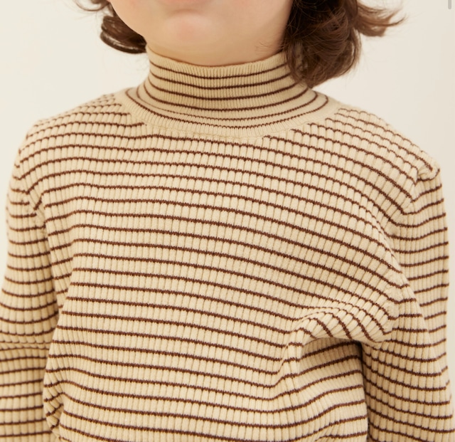 PETITMIG /high neck knit T10