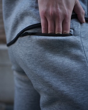 Cross Sweat Pants Gray【BS25-002】