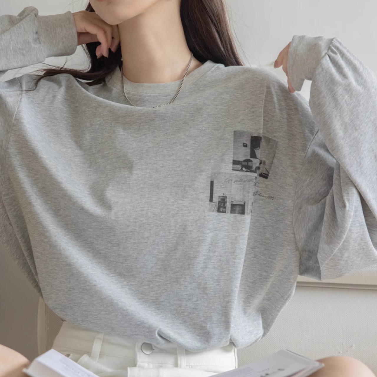 オーバーサイズロンTee