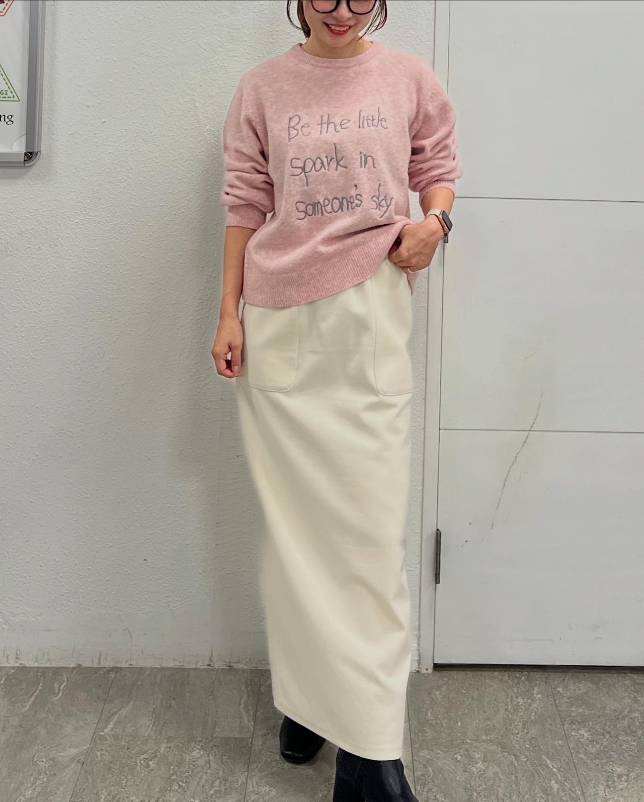 ロージー  Rosiee 裏起毛IラインSK