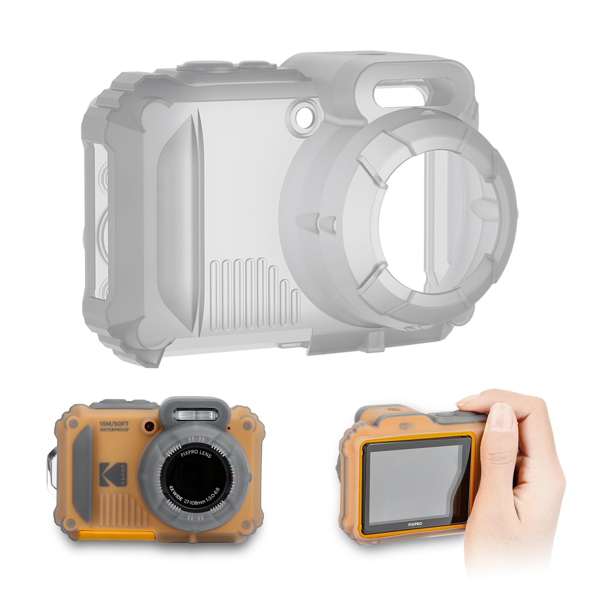 Kodak PIXPRO WPZ2 デジカメ 防水+防塵+耐衝撃 カメラ