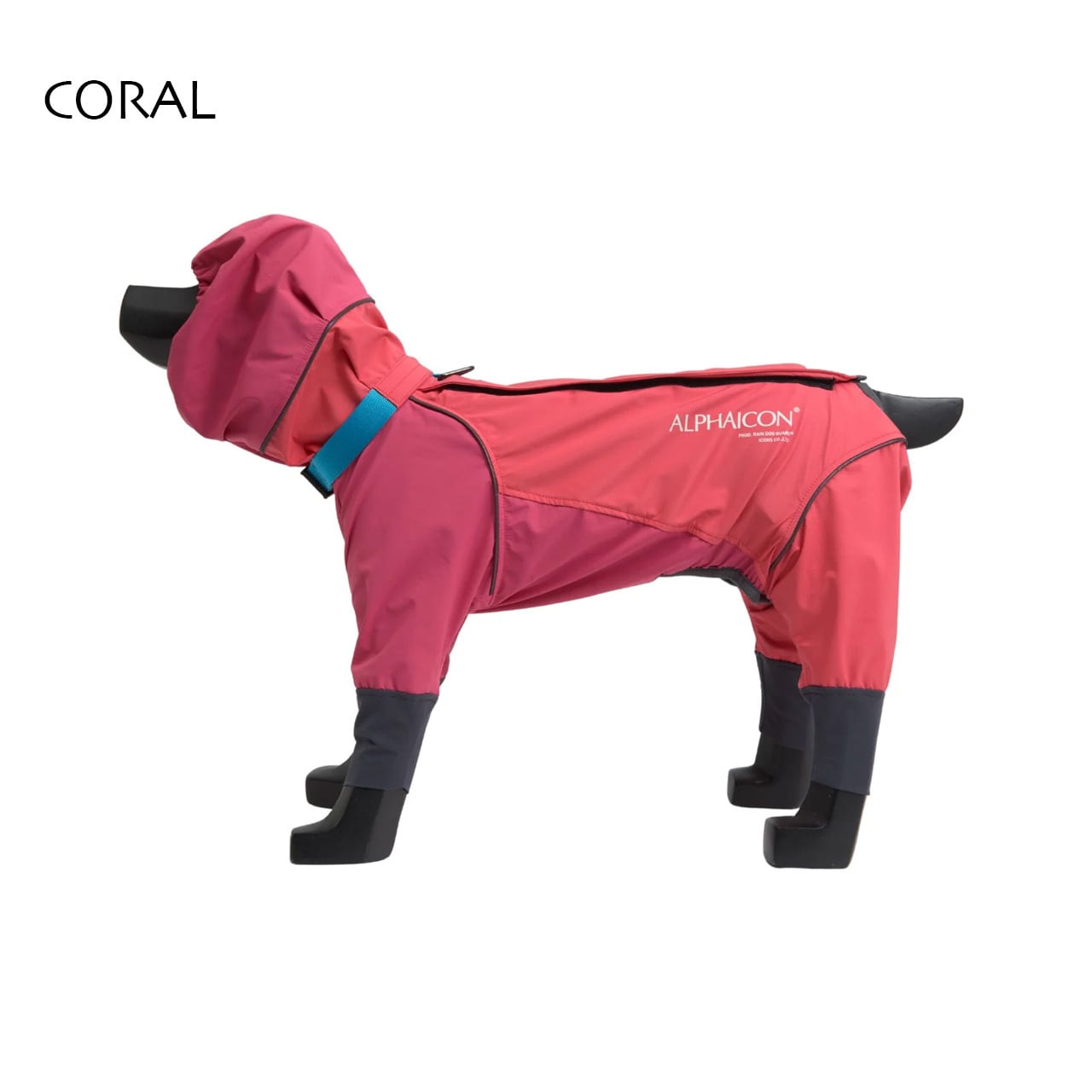 ALPHAICON 犬服 ML ピンク ALPHAICON [アルファアイコン] RAIN DOG GUARD [26RDG] レインドッグ
