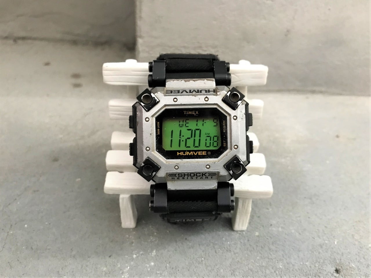 90~2000s Timex Humvee indiglo digital watch
