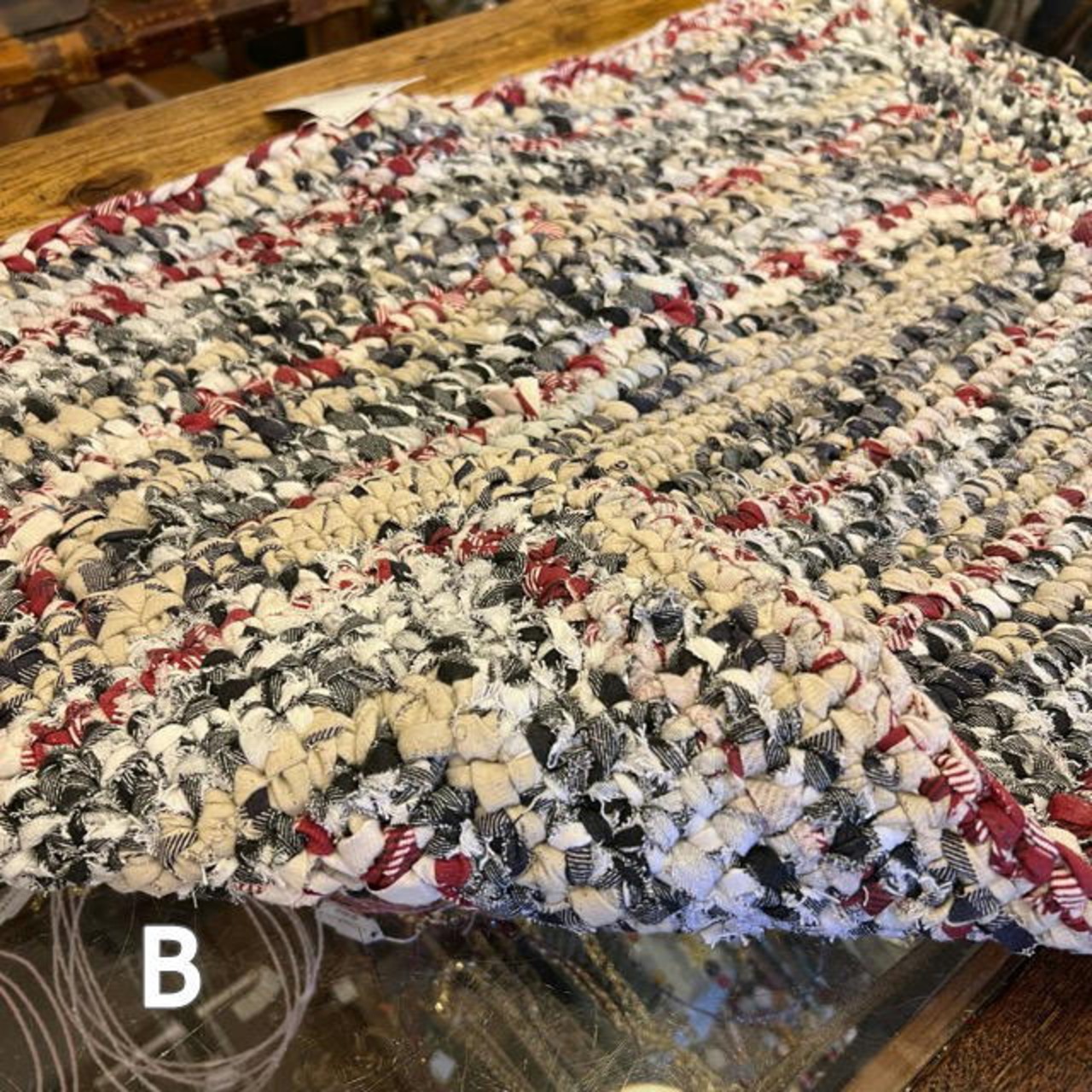 TOPANGA Homefurnishing　Recycle Cloth Rug Multi Color　2Type　50×80cm　リサイクルクロスラグ　マルチカラー