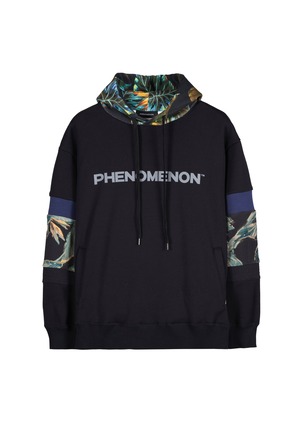 PHENOMENON / MULTI PATTERN SLEEVE BOTANICAL P.O HOODED