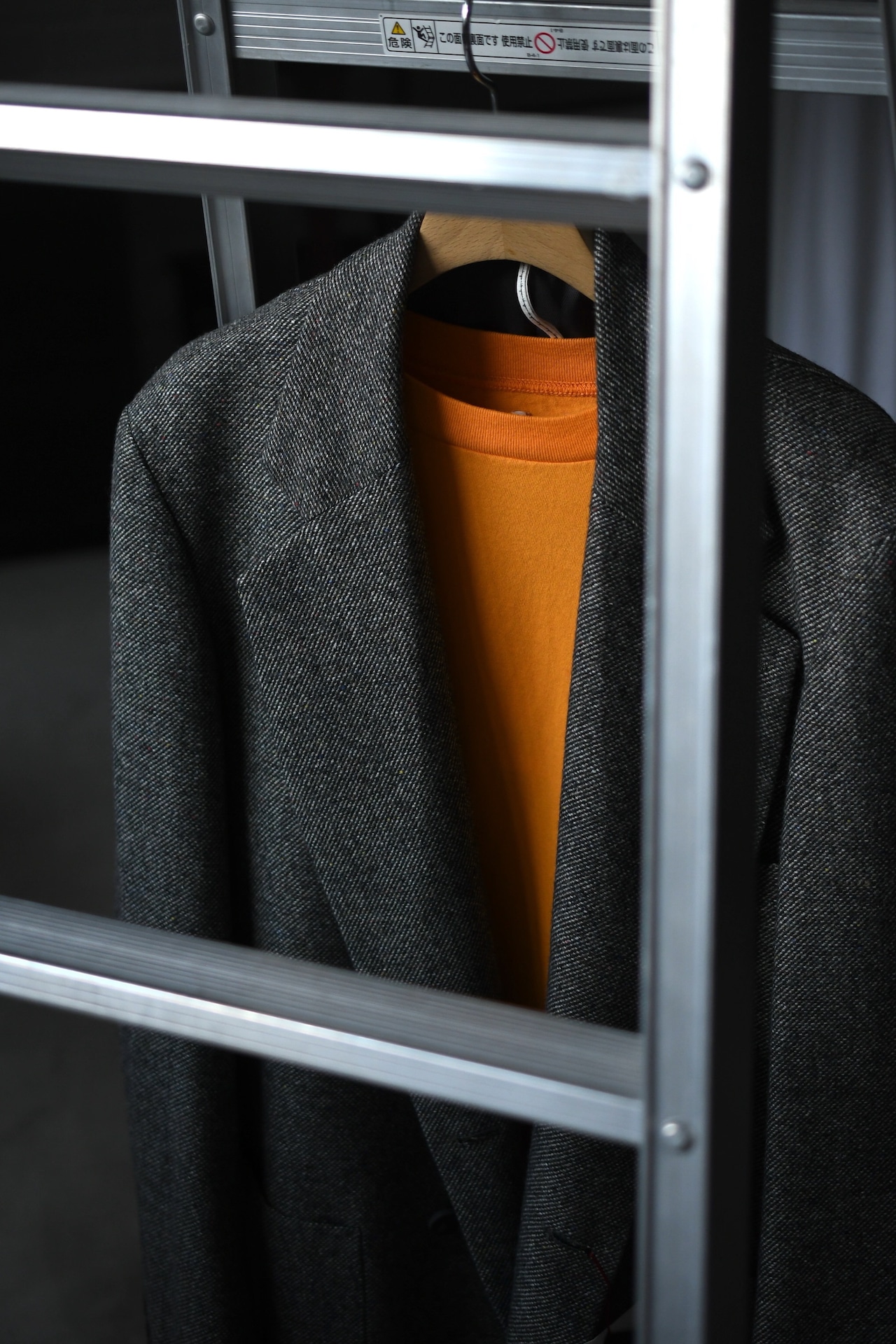 FOUNDOUR / SHORT SLEEVE TEE SHIRT (ORANGE)