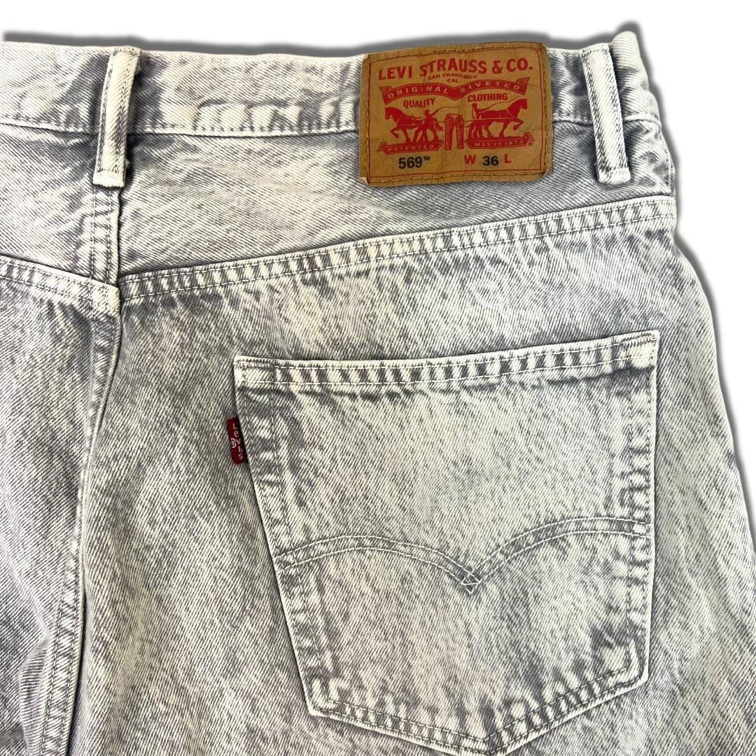 リーバイス 569 デニムショーツ アシッド ブラック 36 Levi's Levis ...